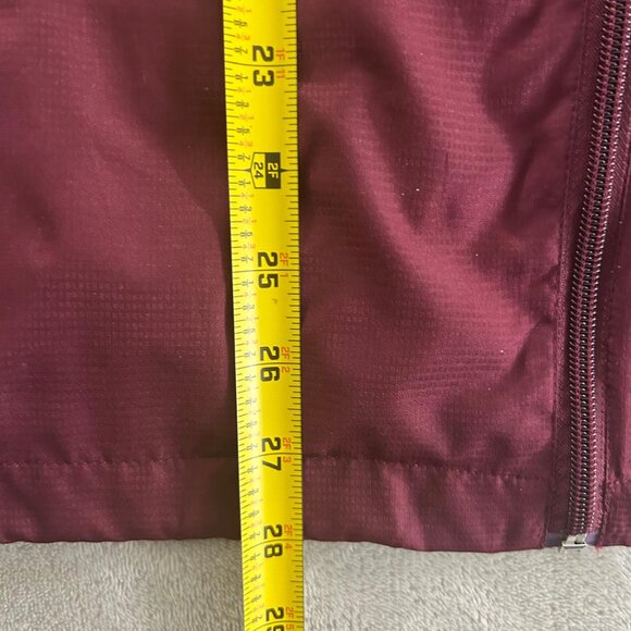 Teamwork Sport Jacket Size XL Red Long Sleeve Sweatshirt Zip Up Front Pockets - Picture 11 of 12